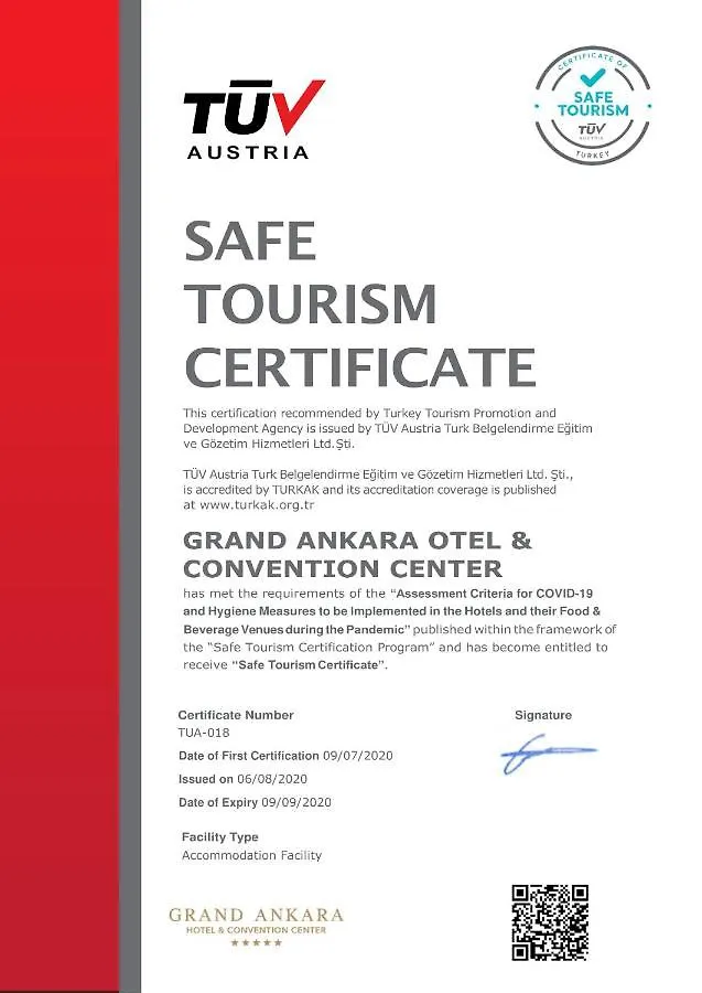 Grand Ankara Hotel Convention Center 5*,  Turkey